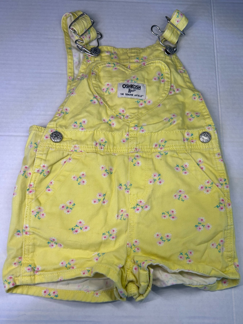 OshKosh B'gosh Sunny Yellow Floral Vest
